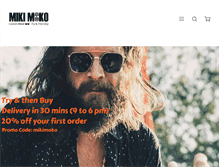 Tablet Screenshot of mikimoko.com